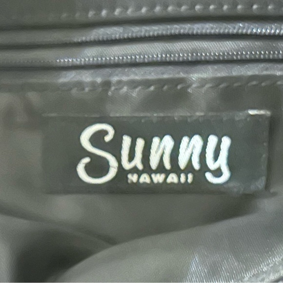 Sunny Hawaii Small Tote Canvas Palm Trees - Picture 2 of 4